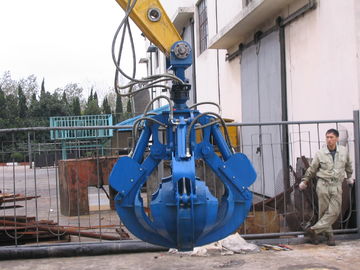 Trung Quốc Professional Excavator Grab Attachment Excavator Orange Peel Grab Bucket Large Capacity nhà cung cấp