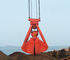 16T Mechanical Clamshell Grab Bucket 10m³  For Bulk Cargo Crane , Customized Color nhà cung cấp