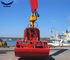 Red Hydraulic Drive Clamshell Grab Bucket for Excavator or Crane Handling Rock and Scrap 1.6m³ nhà cung cấp