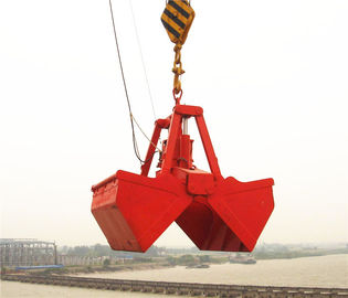 Trung Quốc ISO Standard 25T 6 - 12m³ Electro Hydraulic Clamshell Grab  for Bulk Carrier Ship Crane nhà cung cấp
