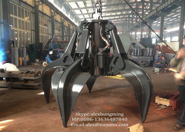 Trung Quốc Industrial Electric Hydraulic Orange Peel Grab / Excavator Scrap Grab 10 Ton - 50T nhà cung cấp