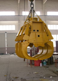 Trung Quốc Electro-Hydraulic Rectangle Scrap Grab / Grapple Bucket  for Single Hook Crane nhà cung cấp