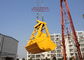 Crane Mechanical Grabs High Performance Bulk Cargo Loading Four Rope Clamshell Grapple nhà cung cấp